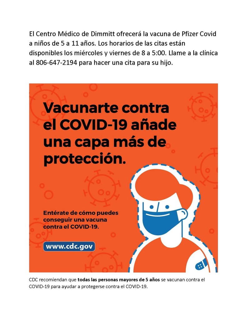 Children Covid Vaccine Spanish